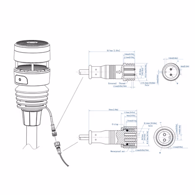 Statie meteo Ecowitt WS90 7-in-1 cu pluviometru haptic si anemometru ultrasonic - features