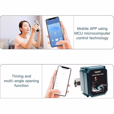 FrankEver Smart Water Valve DN15 Powered by Shelly (WiFi, BLE) - lifestyle