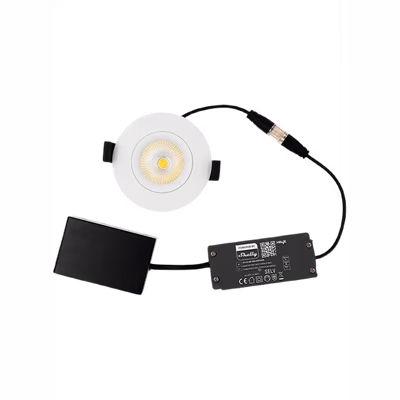 LightSolutions HiluX DS8 alb spot LED reglabil powered by Shelly - specs