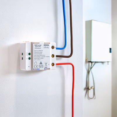 Ogemray Releu Inteligent 25A Powered by Shelly WiFi Bluetooth - lifestyle