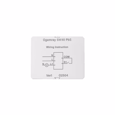 Ogemray Releu Inteligent 25A Powered by Shelly WiFi Bluetooth - main