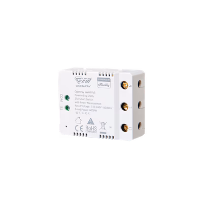 Ogemray Releu Inteligent 25A Powered by Shelly WiFi Bluetooth - technical