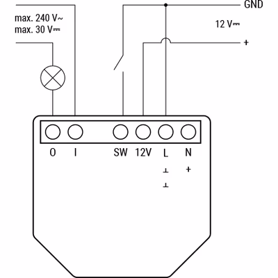 Shelly 1 Gen4 releu inteligent Wi-Fi, Zigbee si Matter, 16 A (2 buc.) - packaging