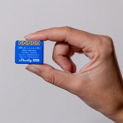 Shelly 1 Mini Gen4 (2 buc.) - releu smart Wi-Fi Matter Zigbee - technical