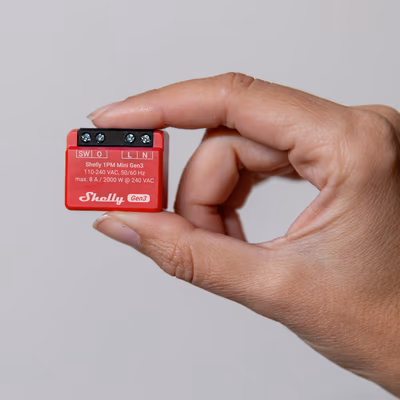 Shelly 1PM Mini Gen3 - releu Wi-Fi cu masurarea consumului - features
