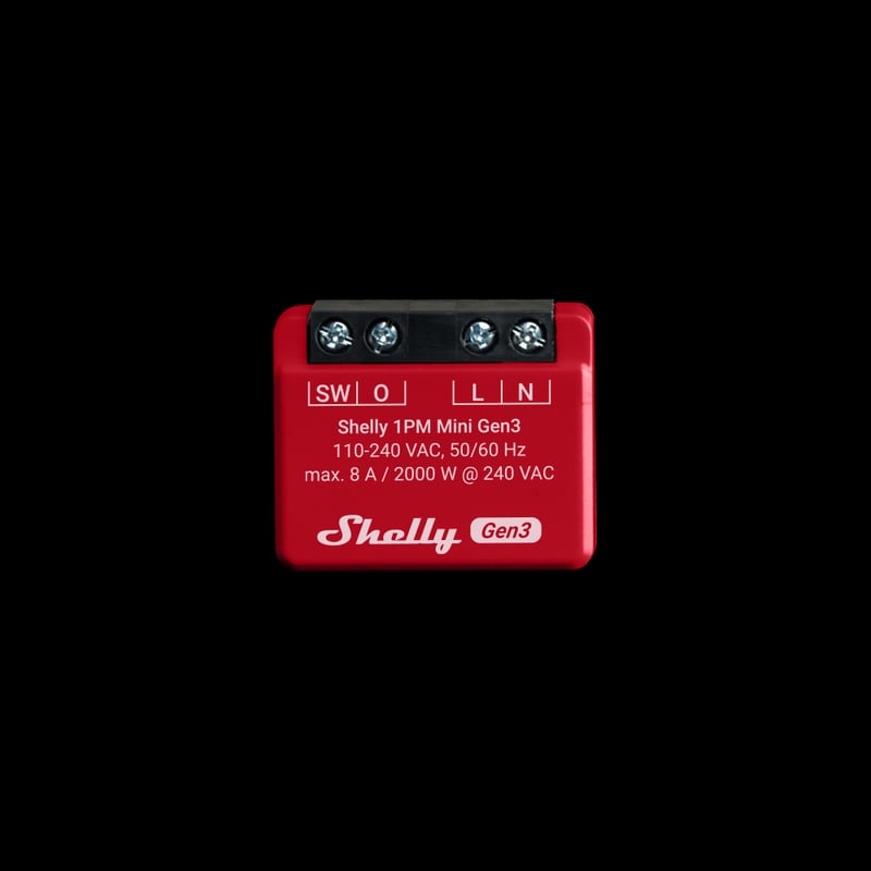 Shelly 1PM Mini Gen3 - releu Wi-Fi cu masurarea consumului - main