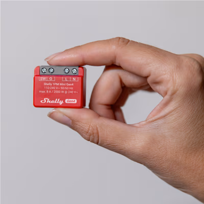 Shelly 1PM Mini Gen4 (2 buc.) - releu Wi-Fi cu masurarea consumului - specs