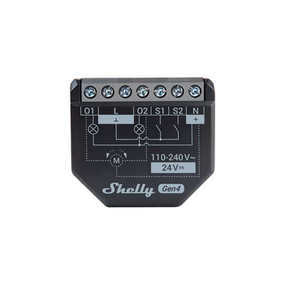 Shelly 2PM Gen4 (4 buc.) - releu Wi-Fi 2 canale cu masurare consum si control rulouri - features