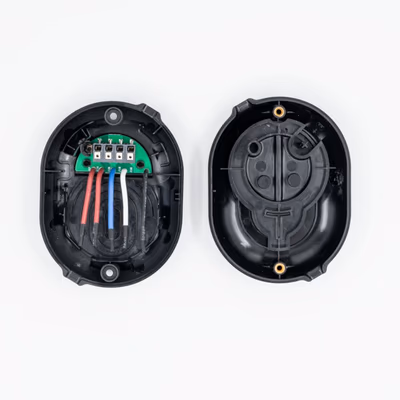 Shelly Button Add-on Black - accesoriu de montaj cu buton pentru relee si dimmere Shelly - lifestyle