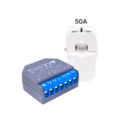 Shelly EM + clema CT 50A - contor de energie WiFi 2 canale - main