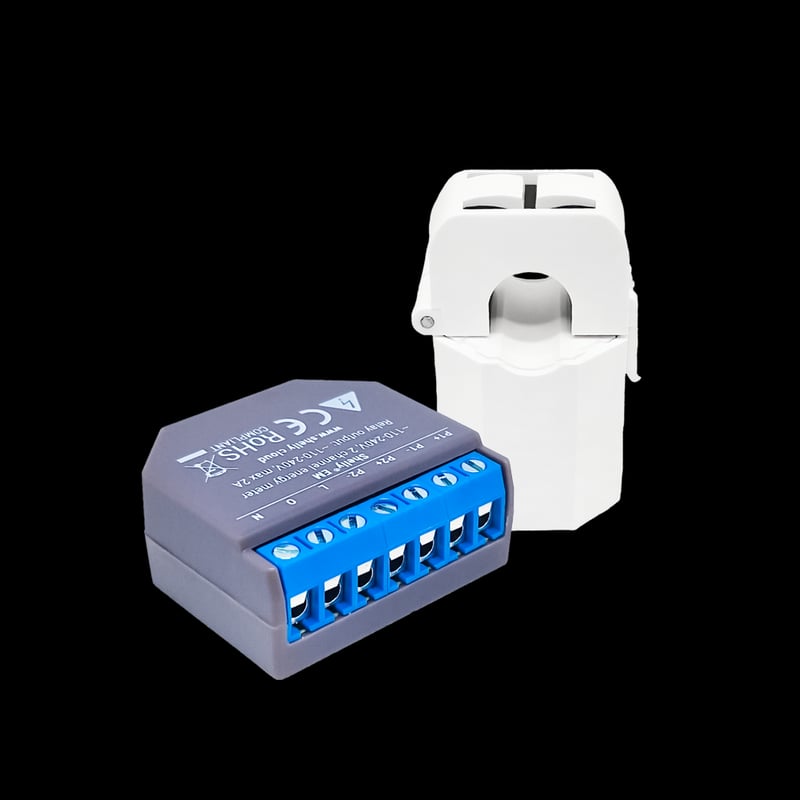 Shelly EM + clema CT 50A - contor de energie WiFi 2 canale - main