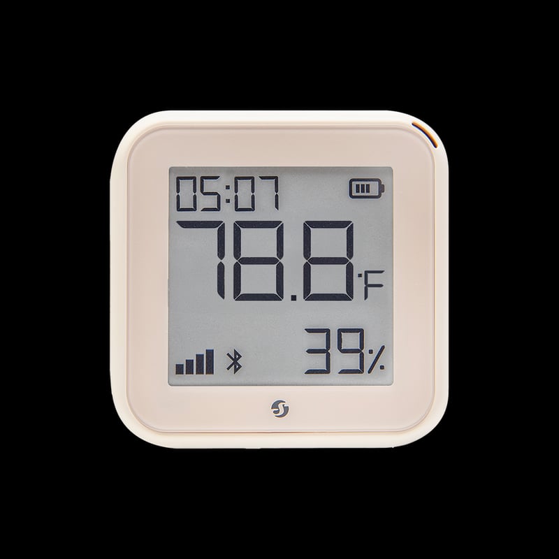 Shelly H&T Gen3 Ivory - senzor Wi-Fi de temperatura si umiditate cu ecran e-ink - main