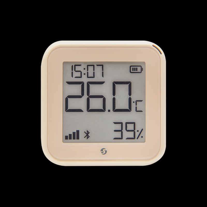 Shelly H&T Gen3 Mocha senzor Wi-Fi temperatura si umiditate cu ecran e-paper - main