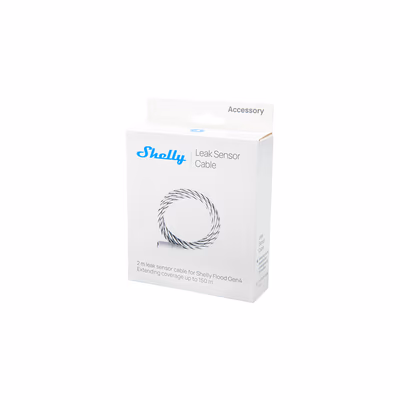 Shelly Leak Sensor Cable - cablu senzor de scurgeri 2 m pentru Shelly Flood Gen4 - packaging