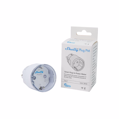 Shelly Plug PM Gen3 White - priza Wi-Fi cu masurarea consumului - packaging