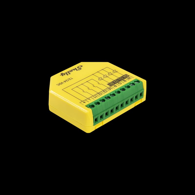 Shelly Plus RGBW PM controler banda LED Wi-Fi cu masurarea consumului - main