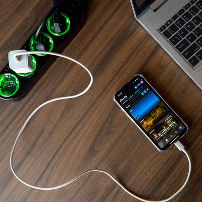 Shelly Power Strip 4 Gen4 Negru - prelungitor smart 4 prize cu masurare - lifestyle