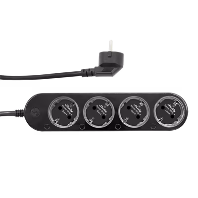 Shelly Power Strip 4 Gen4 Negru - prelungitor smart 4 prize cu masurare - main