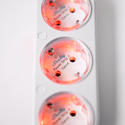Shelly Power Strip 4 Gen4 White — prelungitor inteligent cu 4 prize - features