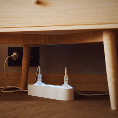 Shelly Power Strip 4 Gen4 White — prelungitor inteligent cu 4 prize - lifestyle