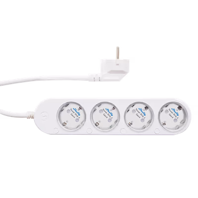 Shelly Power Strip 4 Gen4 White — prelungitor inteligent cu 4 prize - main