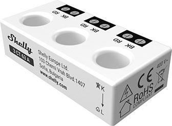 Shelly Pro 3EM-3CT63 contor de energie trifazat pe sina DIN cu 3 cleme CT 63A - features