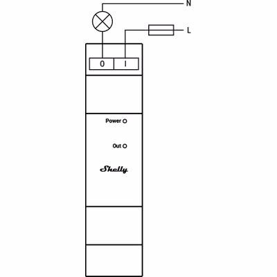 Shelly Pro 3EM Switch Add-on - modul releu DIN pentru contactoare - specs