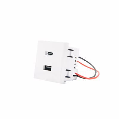 Incarcator USB Shelly pentru suportul de masa Wall Display, alb - features