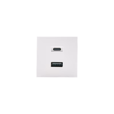 Incarcator USB Shelly pentru suportul de masa Wall Display, alb - main
