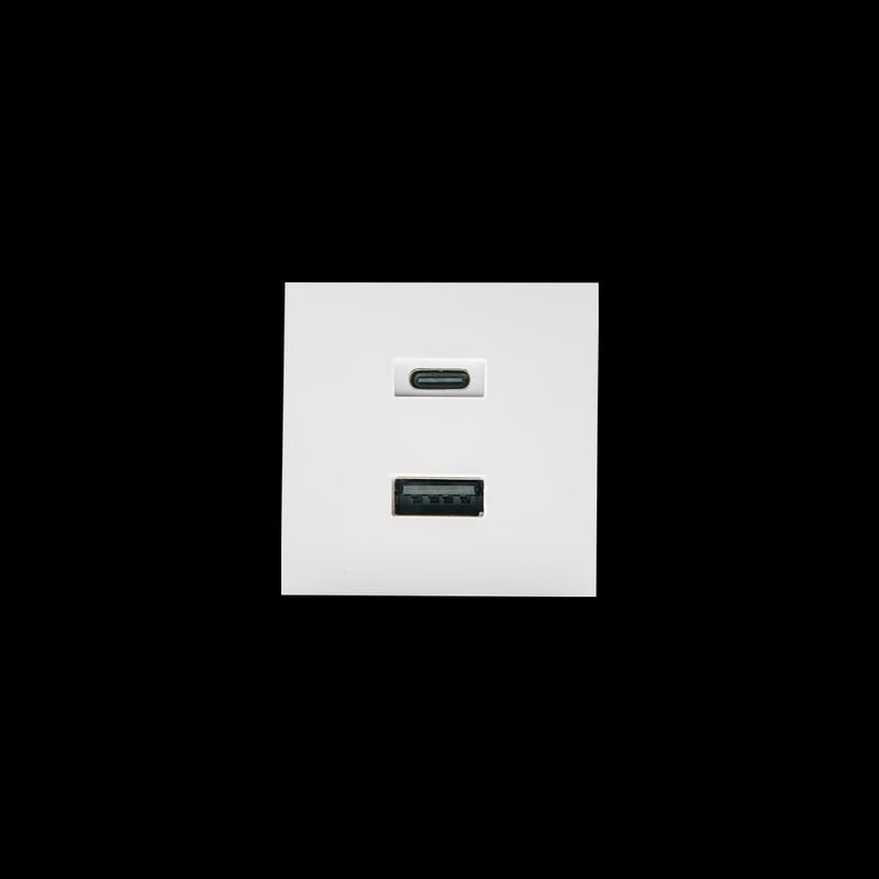 Incarcator USB Shelly pentru suportul de masa Wall Display, alb - main