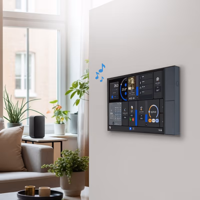 Shelly Wall Display XL Grey — panou tactil 10,1" Android pentru casa inteligentă - lifestyle