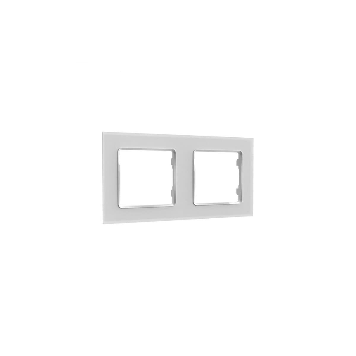 Shelly Wall Frame 2 alb - rama dubla pentru intrerupatoare Shelly - main