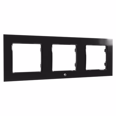 Shelly Wall Frame 3 Negru - rama triplă pentru Wall Switch - features