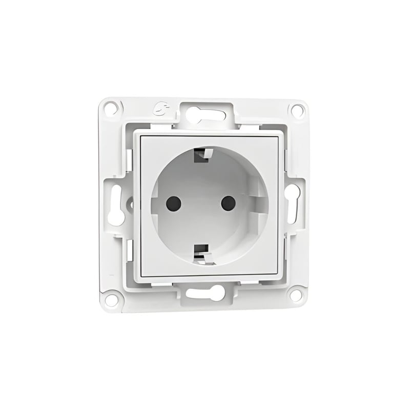 Shelly Wall Socket EU Alb - priza Schuko pasiva pentru module Shelly - main