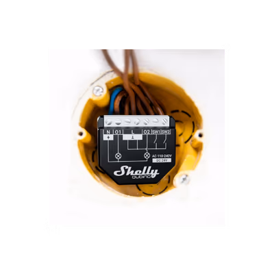 Shelly Wave 2PM releu Z-Wave 2 canale cu masurare consum si mod jaluzea - features