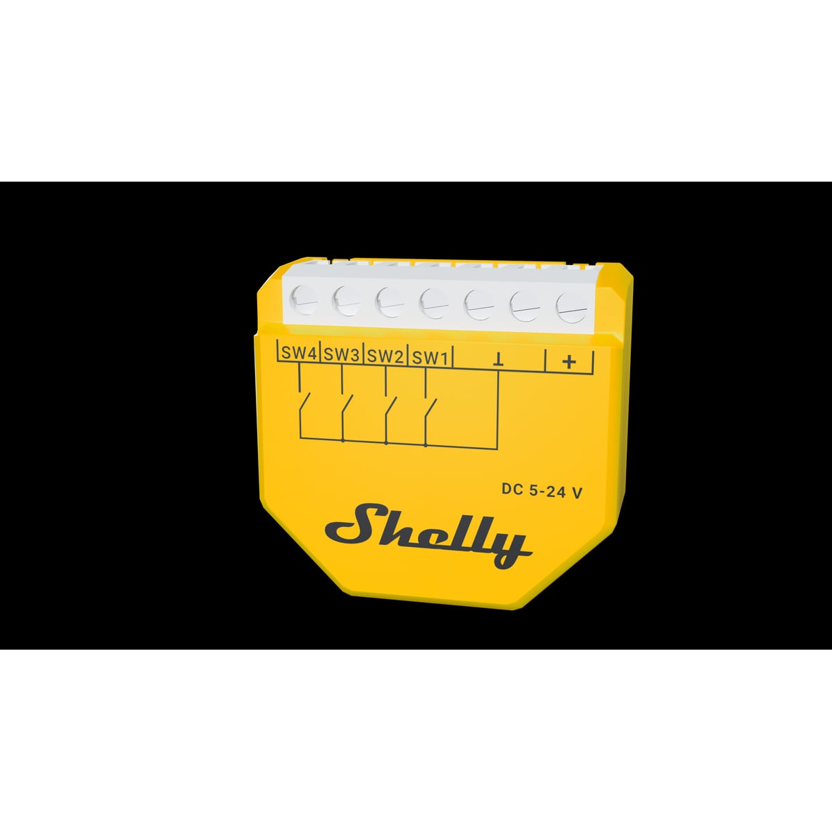 Shelly Wave i4 DC controler de scene Z-Wave cu 4 intrari - main