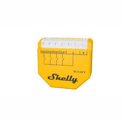 Shelly Wave i4 DC controler de scene Z-Wave cu 4 intrari - main