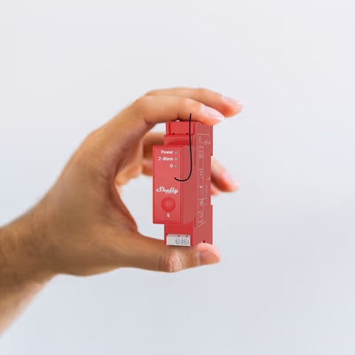 Shelly Wave Pro 1PM - releu Z-Wave pe sina DIN cu masurare consum - features