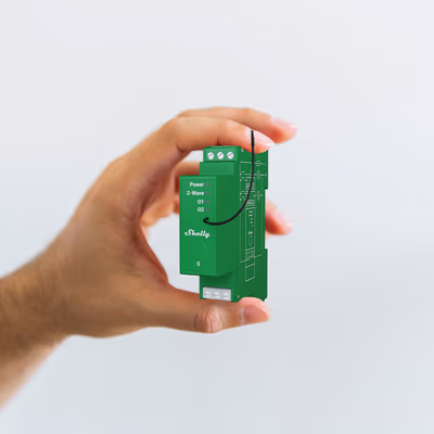 Shelly Wave Pro Dimmer 2PM Z-Wave 2 canale DIN cu masurare - technical