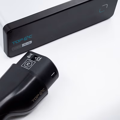 TopAC Incarcator EV portabil 11kW EVE01-11R, trifazat, Type 2, Wi-Fi - lifestyle