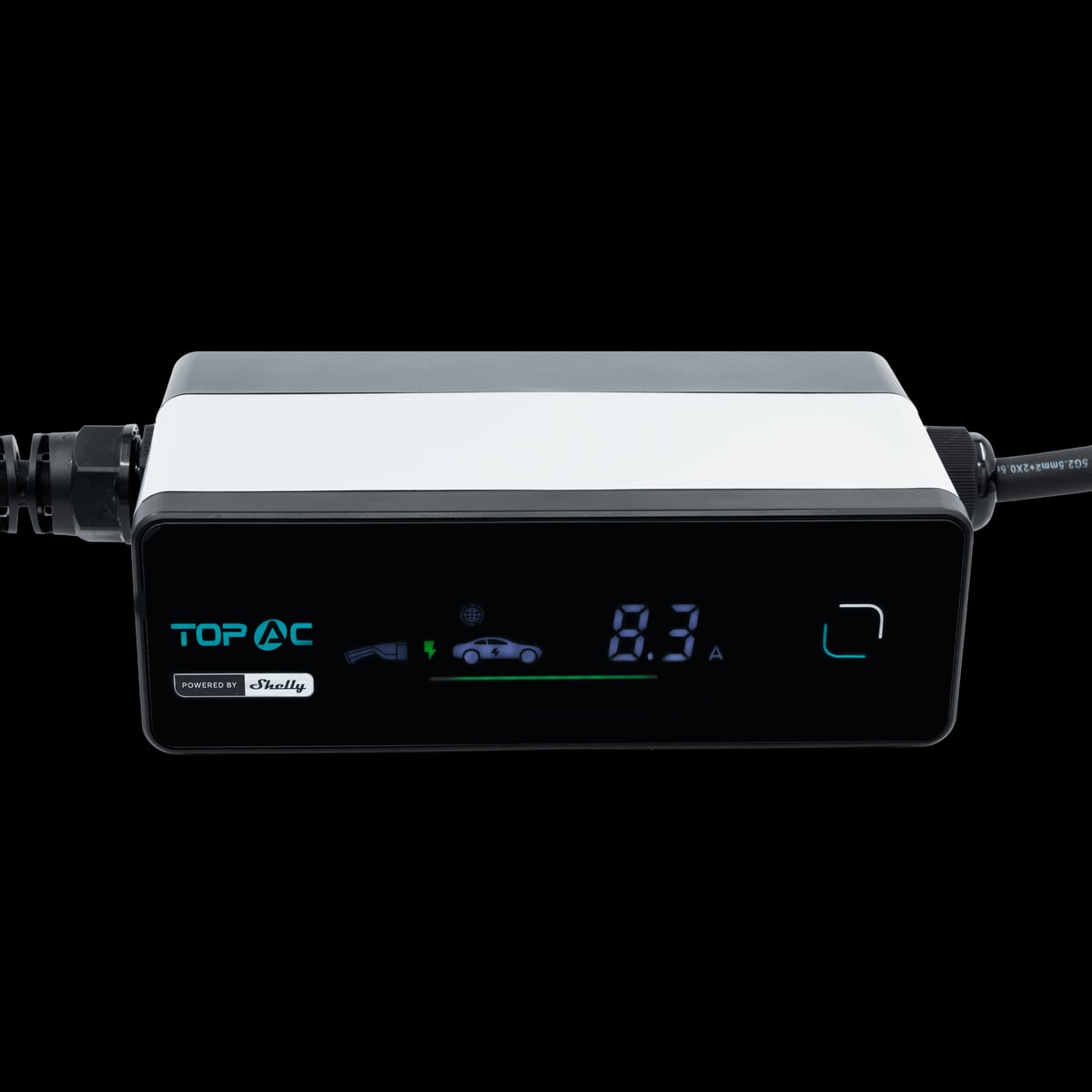 TopAC Incarcator EV portabil 11kW EVE01-11R, trifazat, Type 2, Wi-Fi - main