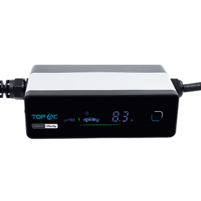 TopAC Incarcator EV portabil 11kW EVE01-11R, trifazat, Type 2, Wi-Fi - main