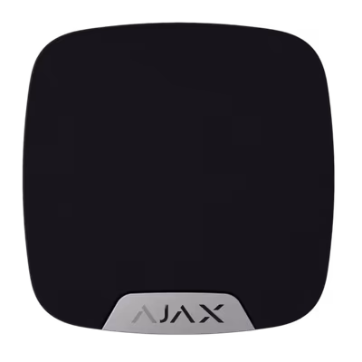Ajax HomeSiren — indoor wireless siren, black - main