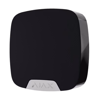 Ajax HomeSiren — indoor wireless siren, black - lifestyle