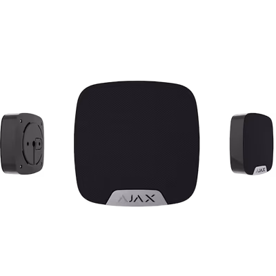 Ajax HomeSiren — indoor wireless siren, black - lifestyle