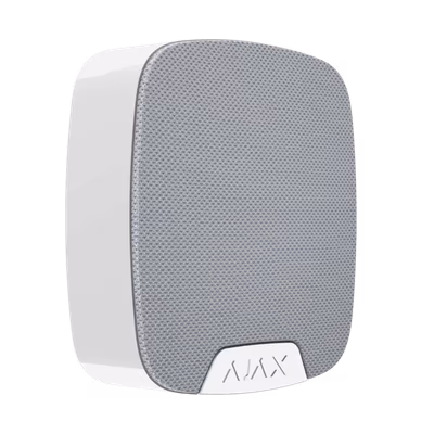 Ajax HomeSiren — indoor wireless siren, white - lifestyle