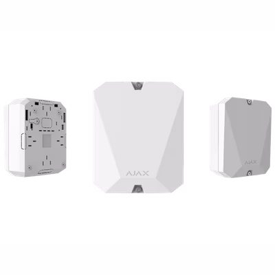 Ajax MultiTransmitter — модуль интеграции 18 проводных зон, белый - main