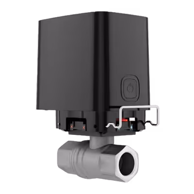 Ajax WaterStop DN15 ½" — управляемый кран перекрытия воды, чёрный - lifestyle