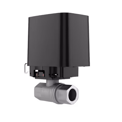 Ajax WaterStop DN15 ½" — управляемый кран перекрытия воды, чёрный - lifestyle