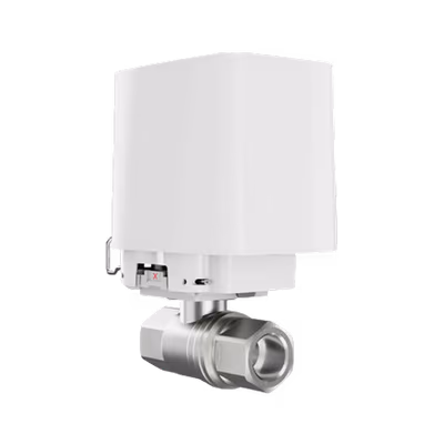 Ajax WaterStop DN20 ¾" — remote water shutoff valve, white - lifestyle